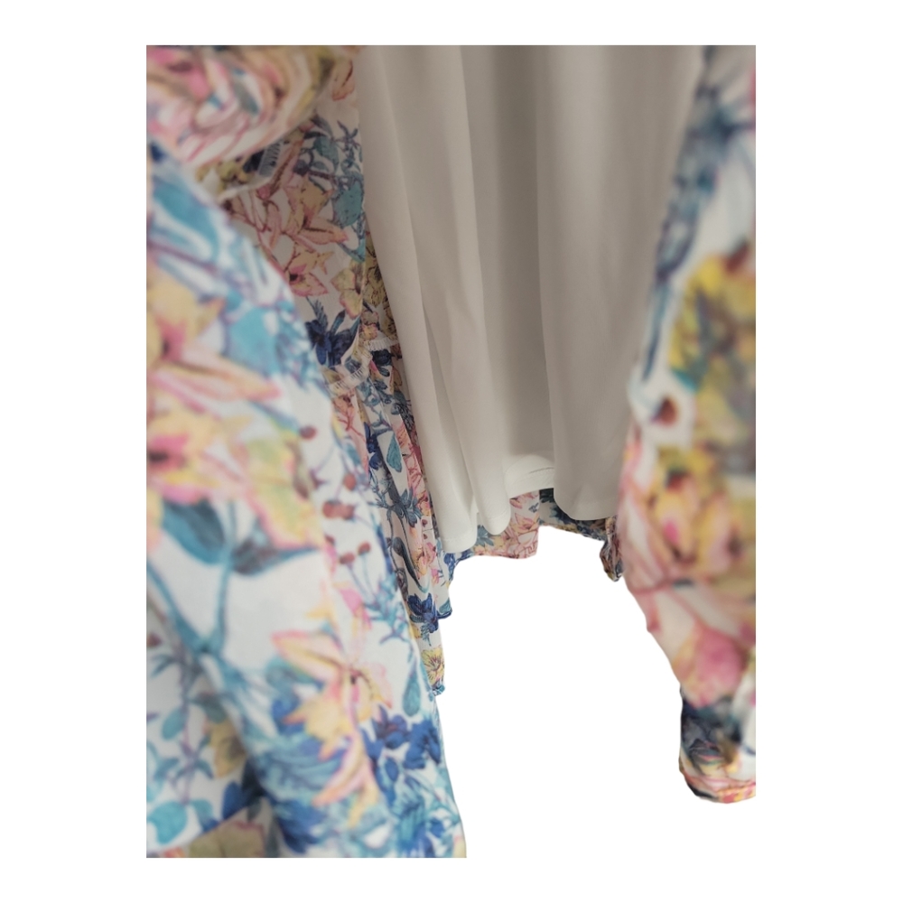 Taylor Floral Dress Fully Lined Size 12 - Picture 7 of 10